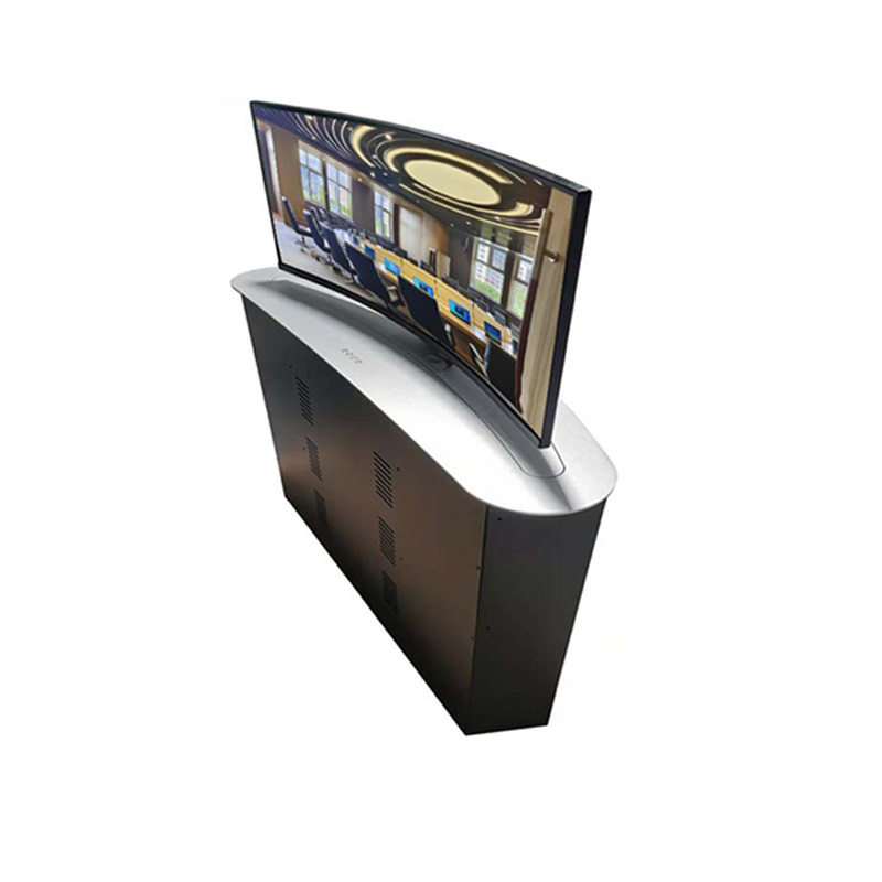 TianLift motorized LCD TV lift model SK-27, hidden pop up monitor lift for conference room and school classroom