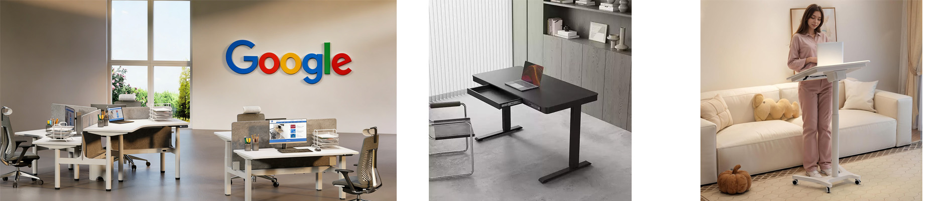 Tianlift TD-750 Electric Standing Desk, Height Adjustable Ergonomic Sit-Stand Desk for Modern Office and Home Workspace