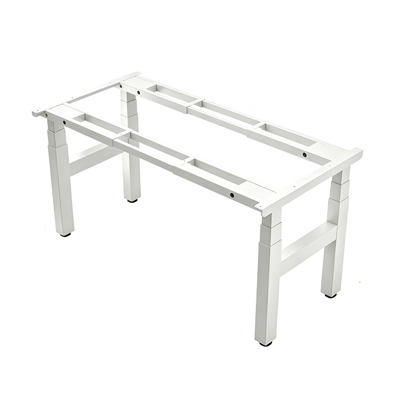 4 motor 4 legs electric desk frame with telescopic cross beam