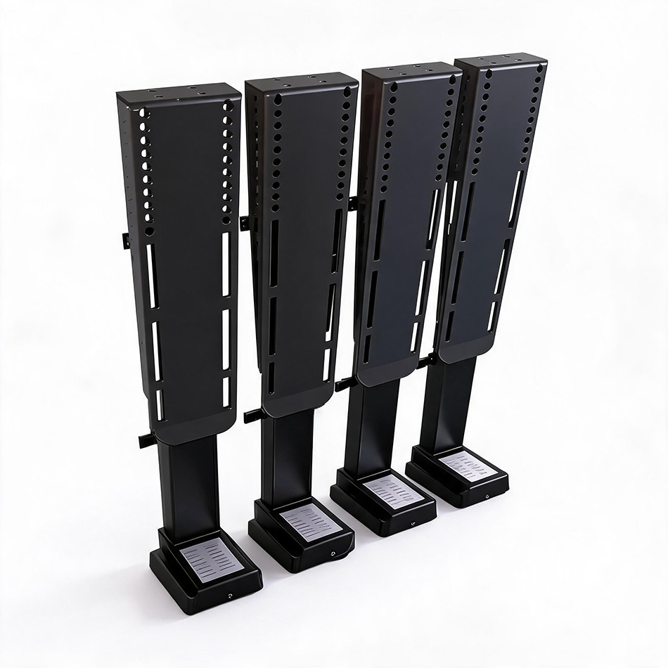 Electric motorized adjustable bed legs, heavy duty smart lifting bed frame legs for height adjustable bed