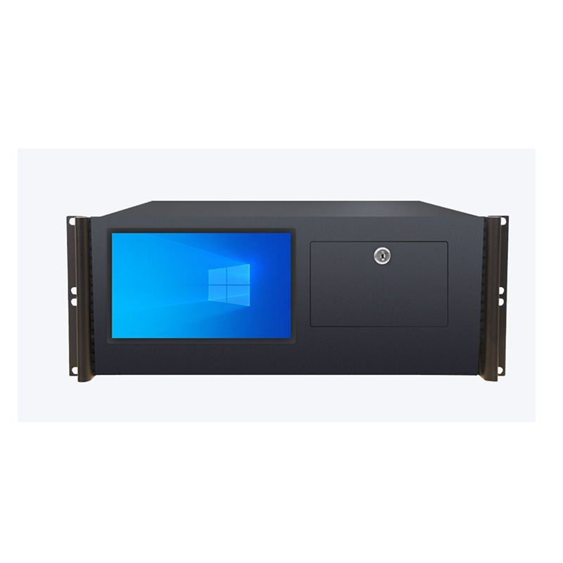 4U rackmount touch screen industrial server, keyboard-less host for paperless conference system central control